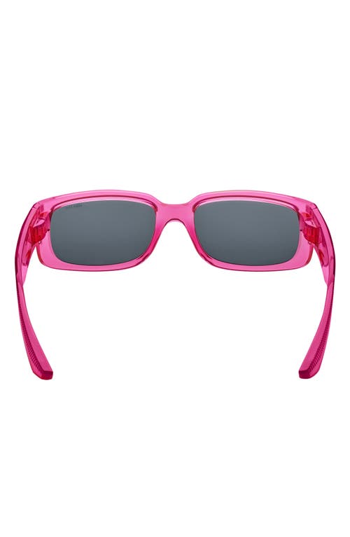 Nike Variant I 56mm Rectangle Sunglasses In Pink