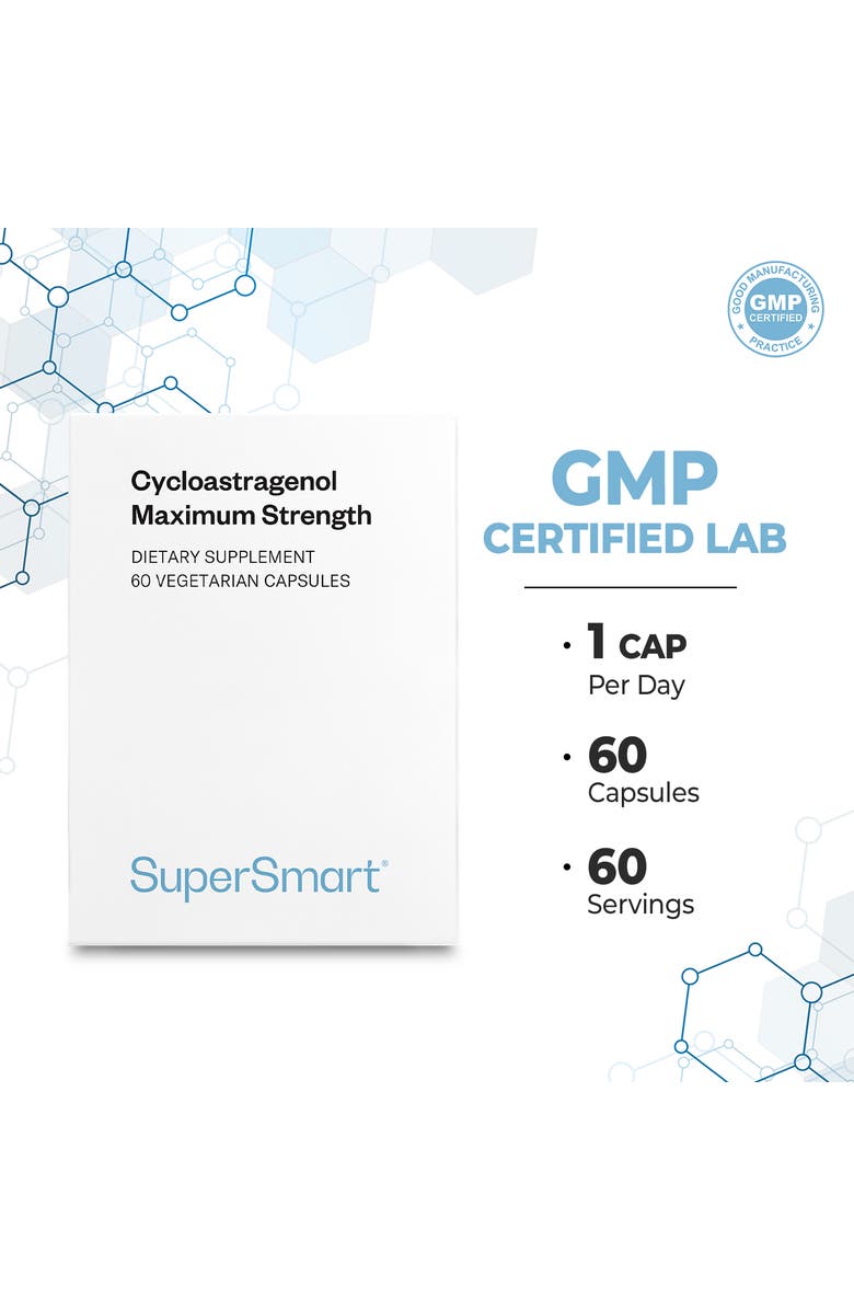 SuperSmart Cycloastragenol 20mg, Alternate, color, NO COLOR