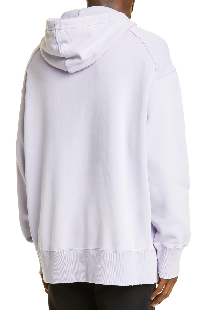 Givenchy Raised Logo Barbed Wire Graphic Hoodie, Alternate, color, Lilac