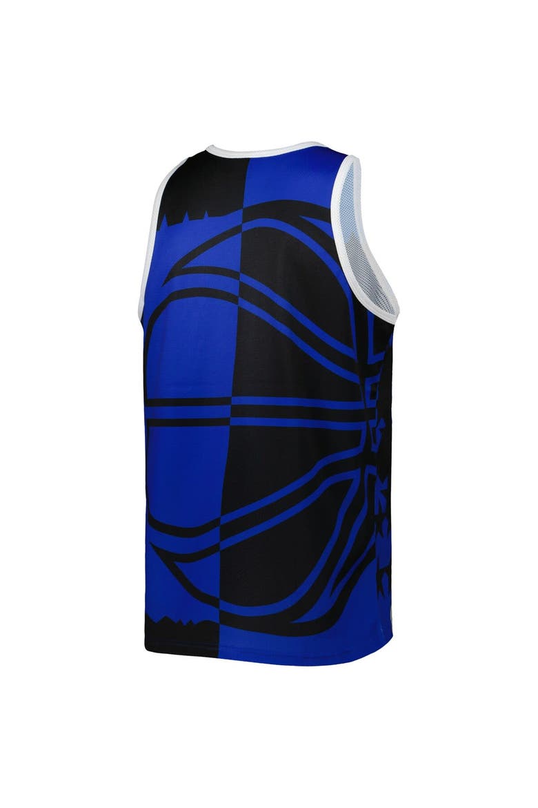 Men's Mitchell & Ness Grant Hill Blue/Black Orlando Magic Sublimated Player Tank Top, Alternate, color, Blue