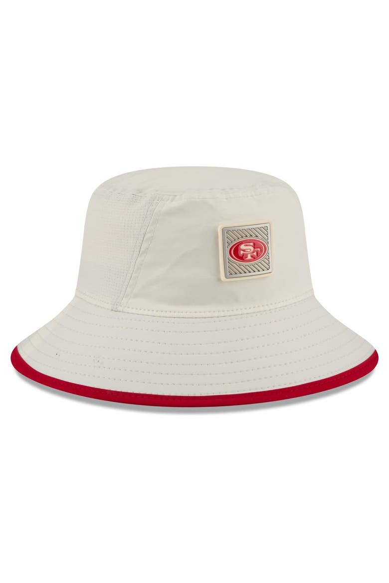 Men's New Era  Cream San Francisco 49ers 2026 NFL Training Camp Sport Bucket Hat, Alternate, color, Cream