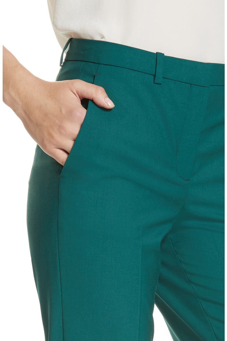 Demitria 2 Stretch Good Wool Suit Pants, Alternate, color, BRIGHT POPLAR