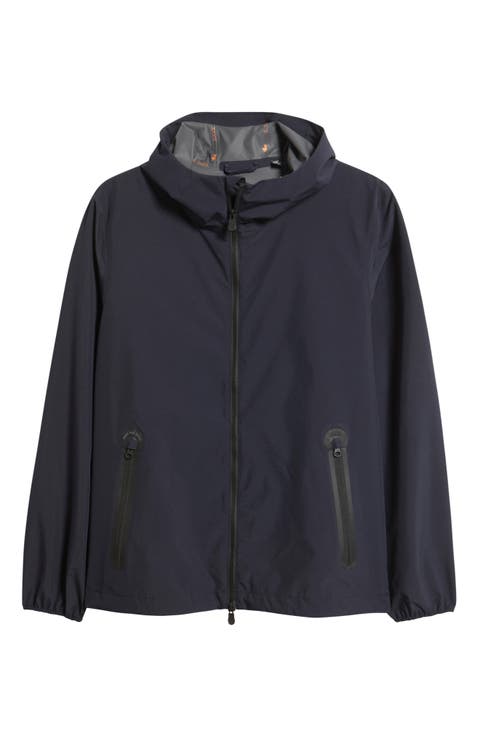 Drop Hooded Rain Jacket