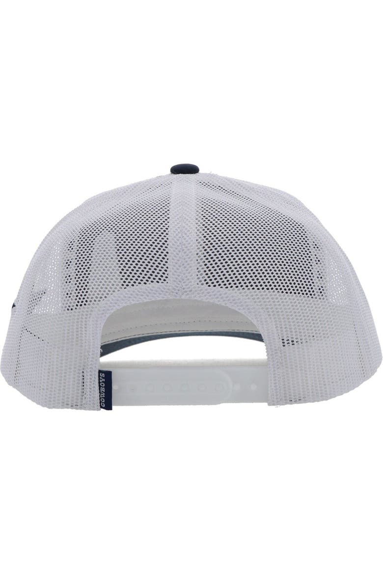 Men's HOOey Navy Dallas Cowboys HOG Trucker Snapback Hat, Alternate, color, Navy