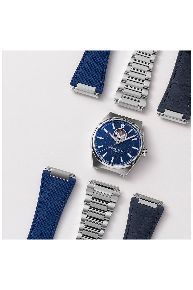 Highlife Heartbeat Automatic Interchangeable Strap Watch, 41mm, Alternate, color, SILVER-TONE