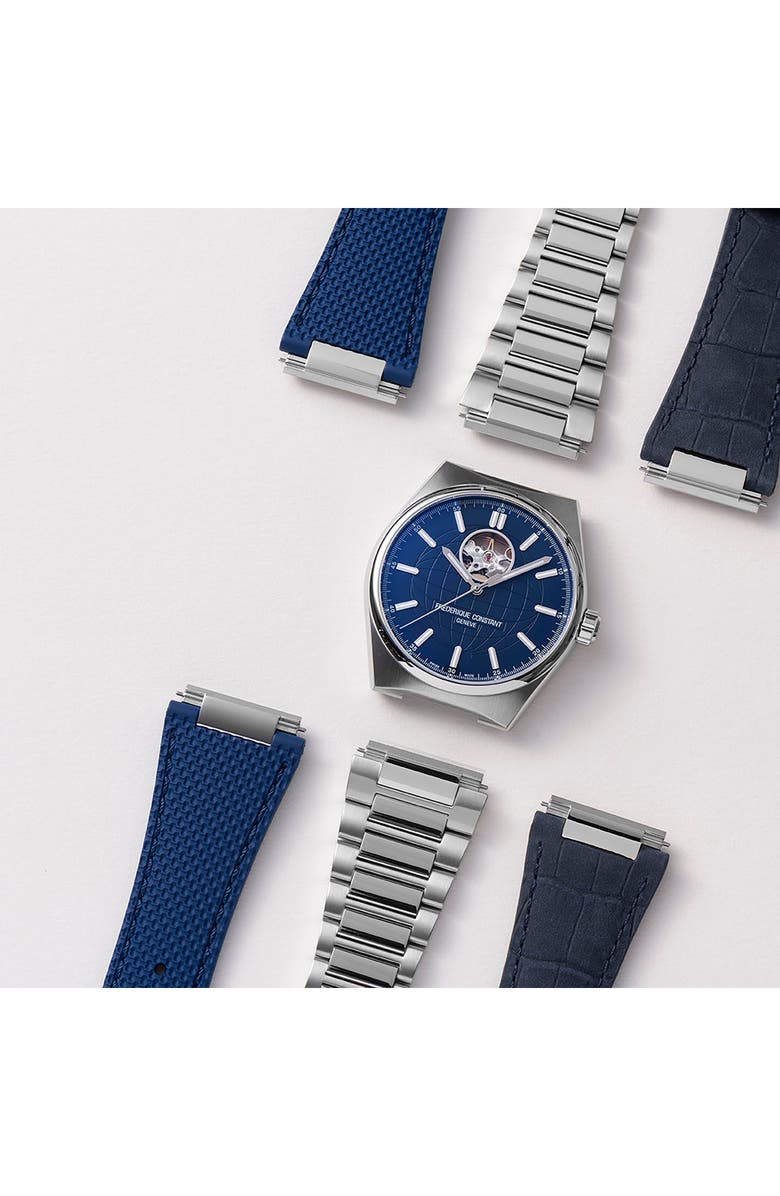 FREDERIQUE CONSTANT Highlife Heartbeat Automatic Interchangeable Strap Watch, 41mm, Alternate, color,