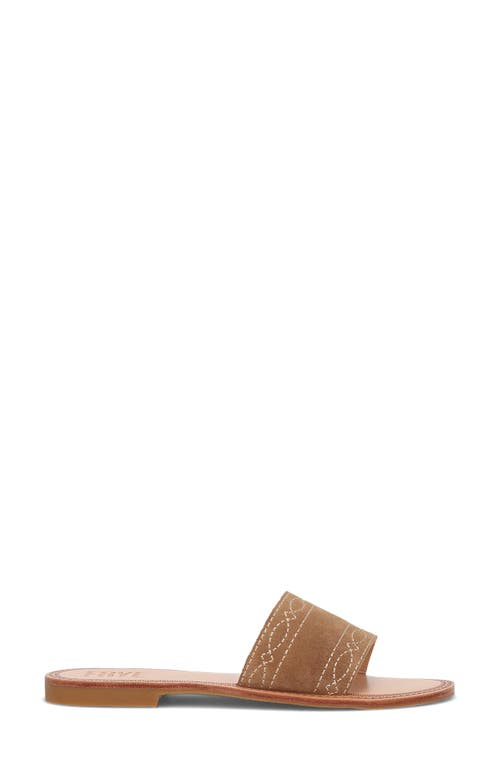 Frye Ava Slide Sandal In Brown
