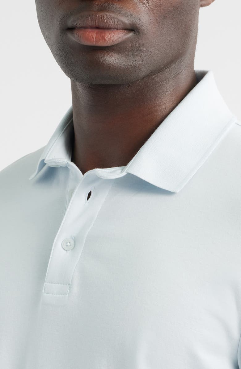 Mavi Jeans Regular Fit Cotton Polo, Alternate, color, Illusion Blue