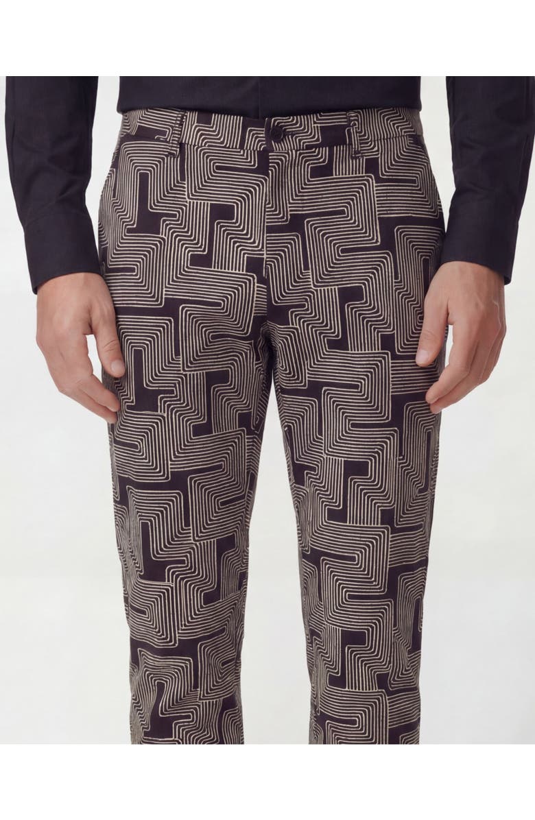 Lords of Harlech Inter Twine Mens Tailored Pant, Alternate, color, Inter Twine Black