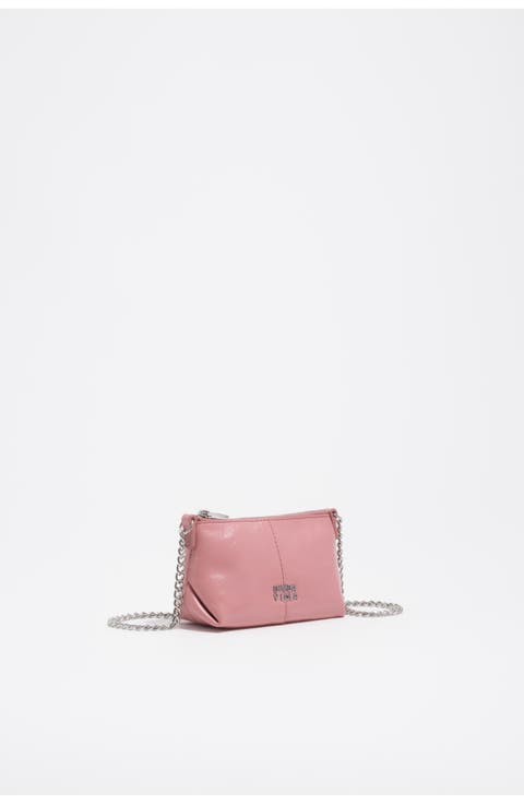 Micro Leather Crossbody Bag