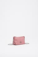 Bimba y Lola Micro Leather Crossbody Bag
