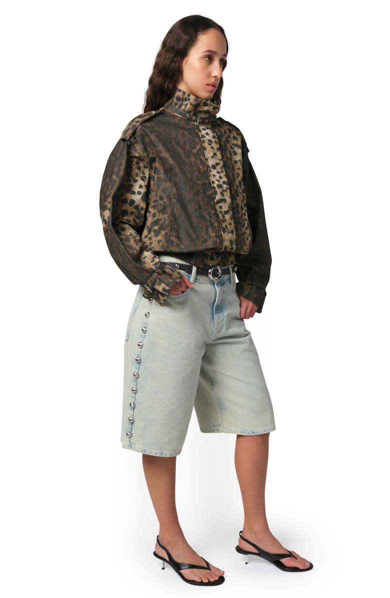 Apparis Thea Leopard Print Rain Jacket, Alternate, color,