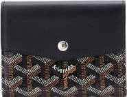 Pre-Owned Goyard Saint Gabriel Wallet Coated Canvas and Leather Compact