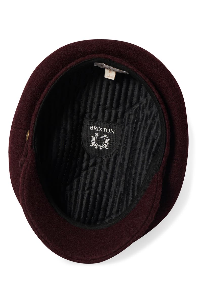 Brixton Fiddler Wool Blend Fisherman Cap, Alternate, color, 