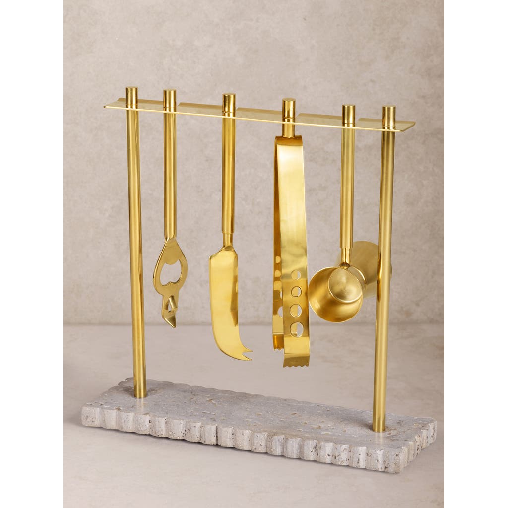 Gauri Kohli Jubel Bar Tools Set In Gold