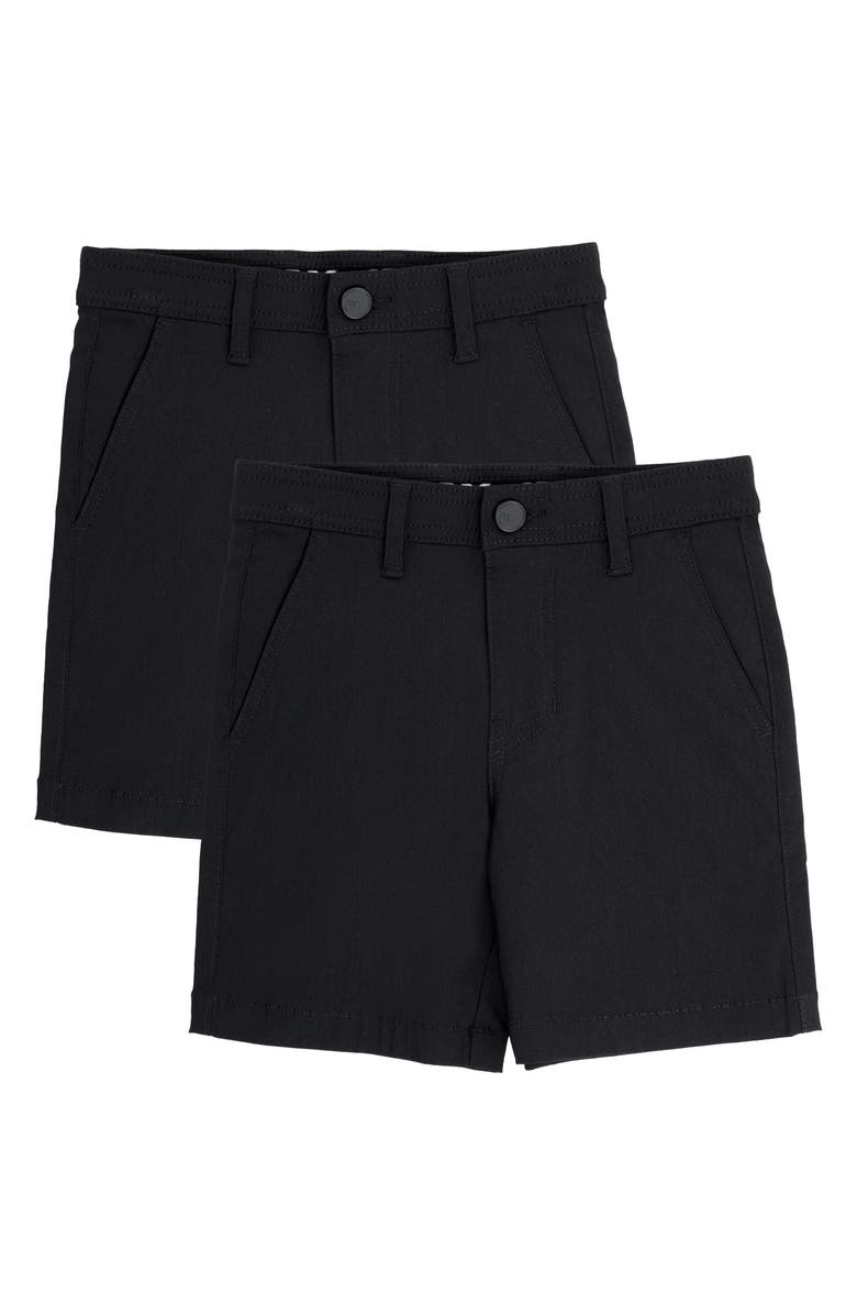 XRAY Kids' 2-Pack Flex Shorts, Main, color, Black/ Black