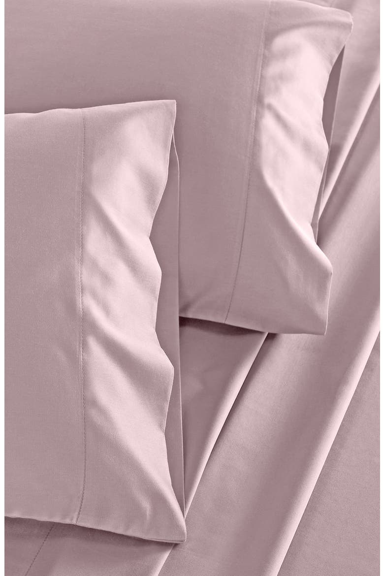 Set of 2 Pillowcases - Grand Indulgence 1000 Thread Count 100% Cotton Sateen, Alternate, color, Dusty Rose