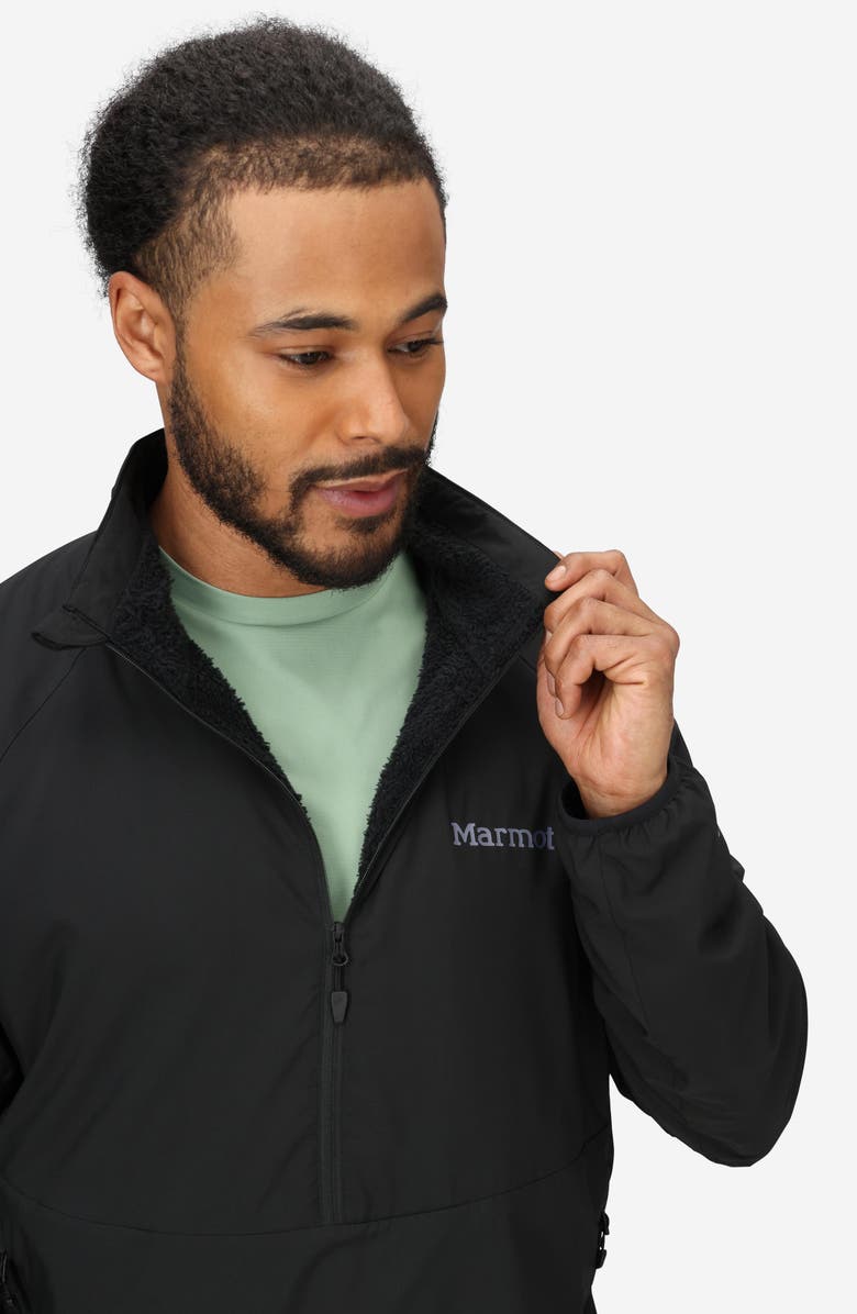 Marmot Aerothermal Half Zip Pullover, Alternate, color, Black