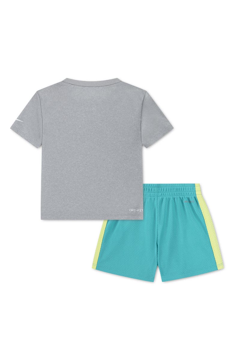 Nike Dri-FIT Graphic T-Shirt & Shorts, Alternate, color, Dusty Cactus