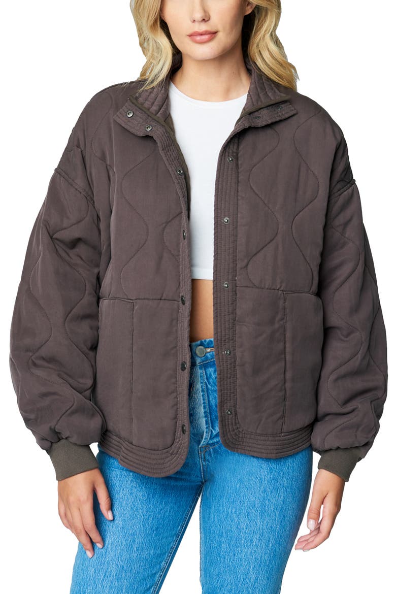 Quilted Jacket, Main, color, MOONLESS NIGHT