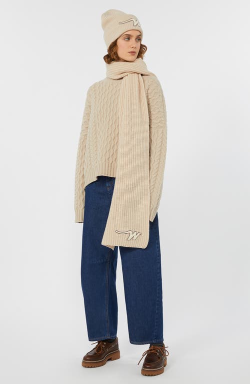 Weekend Max Mara Beige Wool Veneto Sweater In Brown