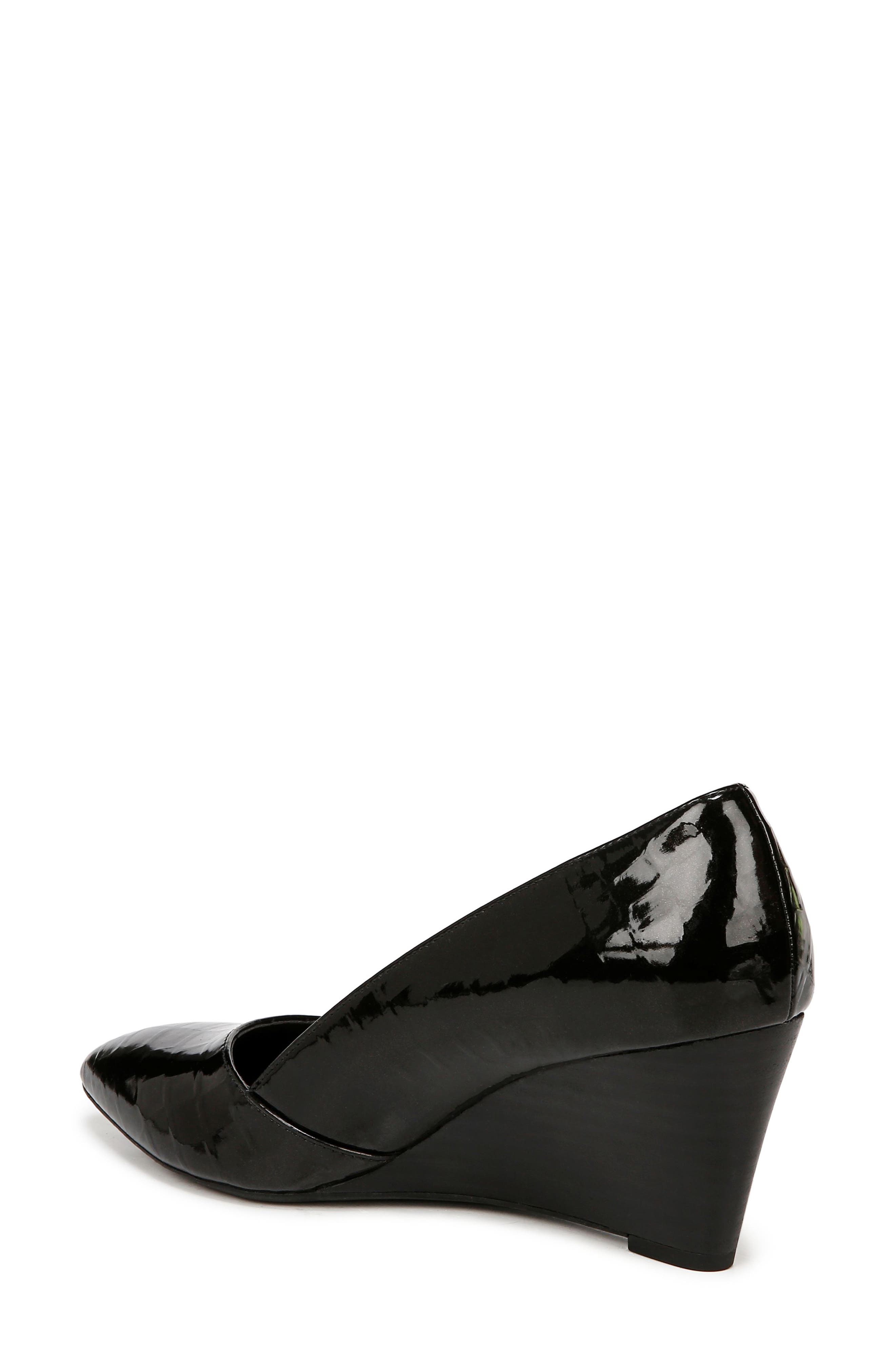 Franco Sarto Frankie Pointed Toe Wedge Pump, Alternate, color, Black