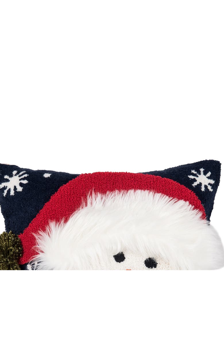 C&F Home Happy Snowman Christmas Throw Pillow, 14" x 14", Alternate, color, White