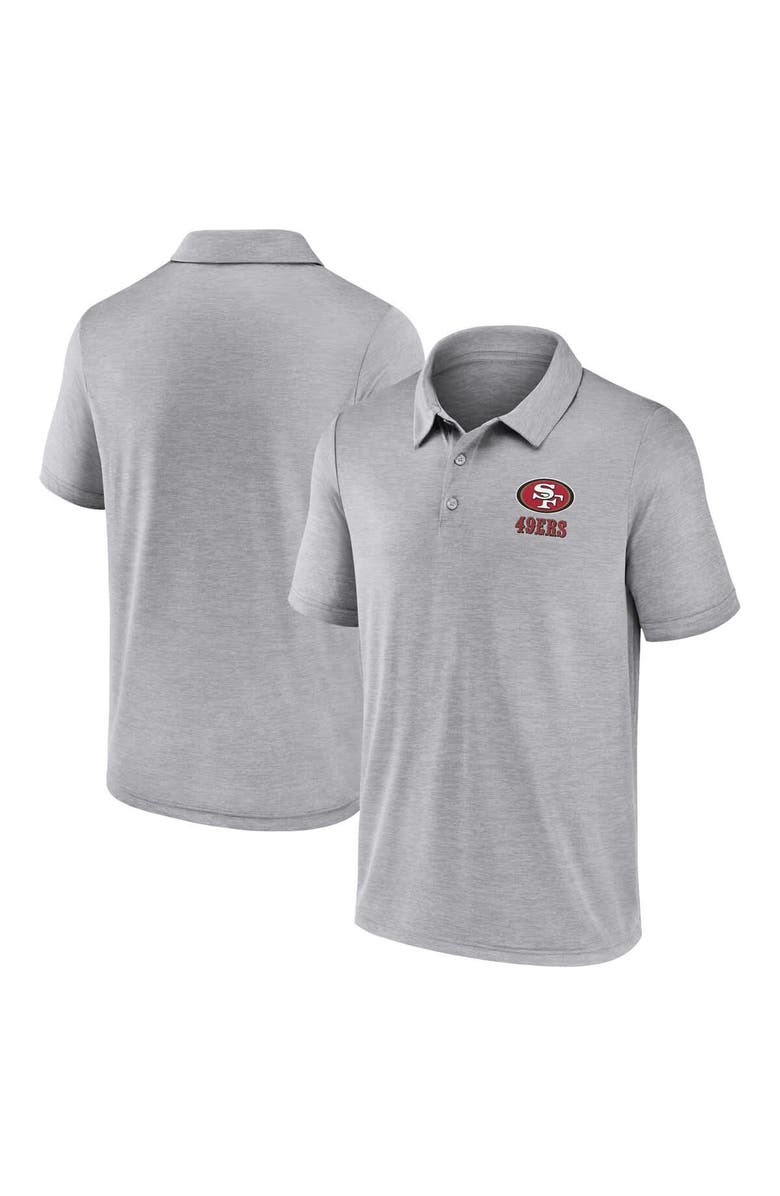 FANATICS Men's Fanatics Gray San Francisco 49ers Making Waves Polo, Main, color, Gray