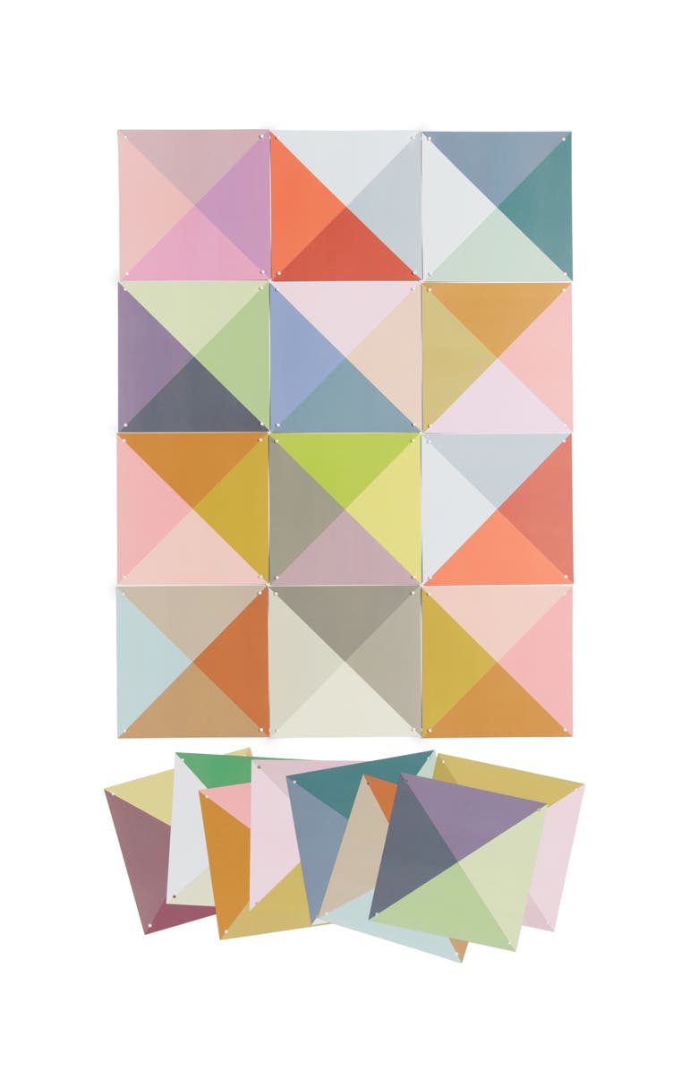 IXXI Loco Color 25-Piece Paper Wall Art Set, Main, color, 