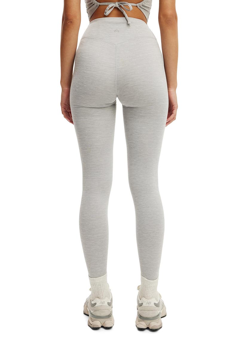 Women's Active Ultra Soft Contour Full Length Tight, Alternate, color, Light Grey Marle
