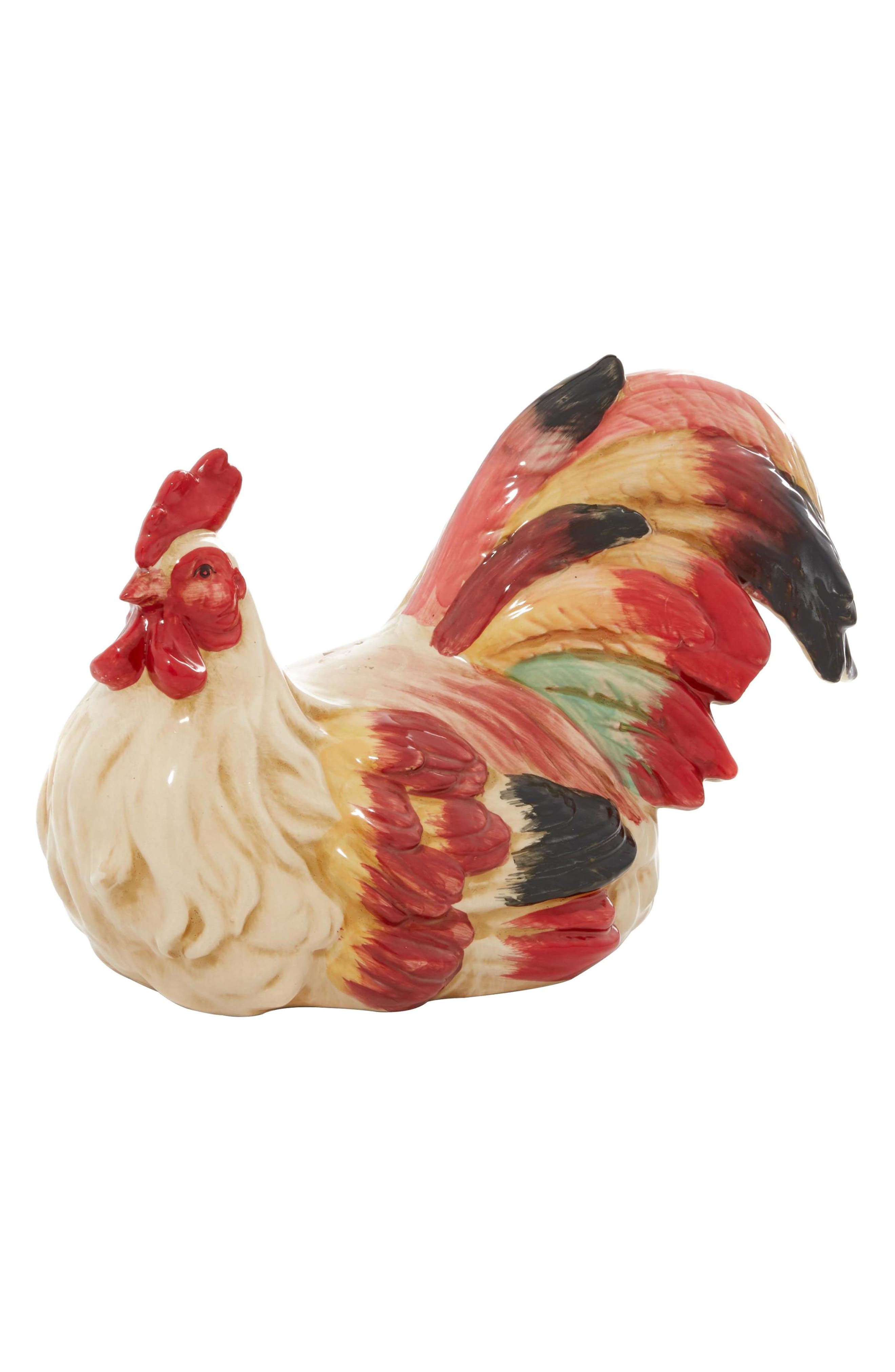 UMA Farmhouse Ceramic Hen Statue
