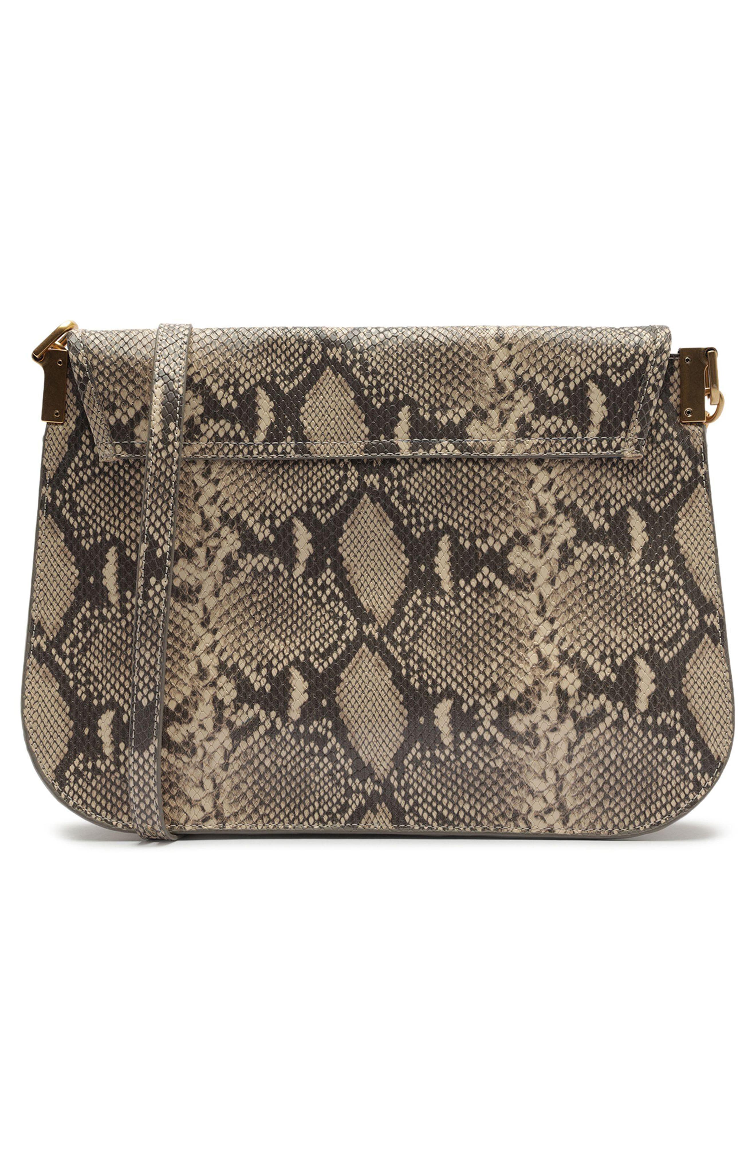 Everly Small Leather Crossbody, Alternate, color, SNAKE