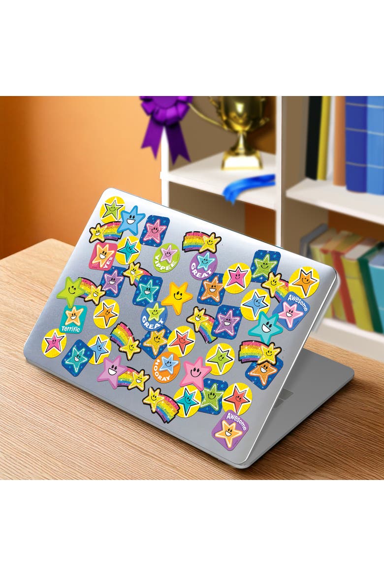 Scratch 'N Sniff All Stars, 240 Count Scented Stickers, Alternate, color, Multicolored