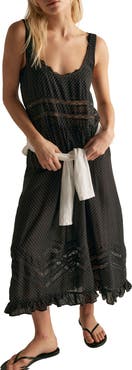 Free People Voile and Lace Midi Dress