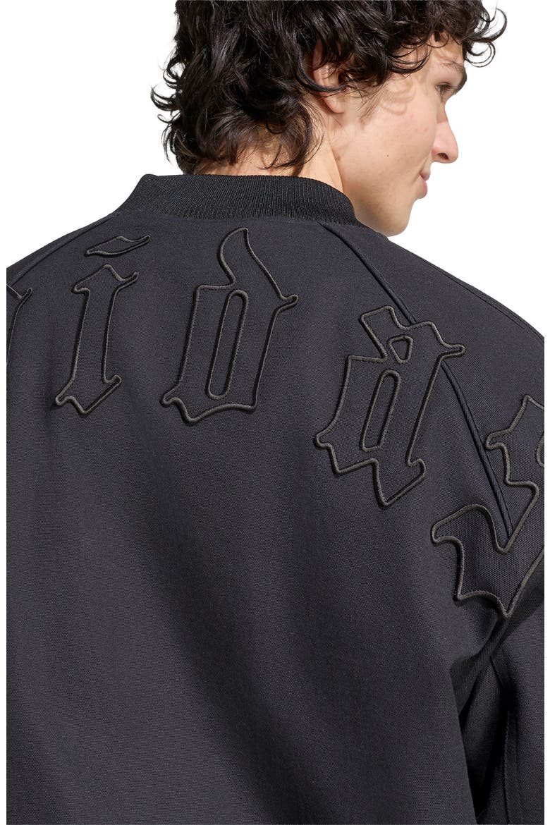 Bomber Jacket, Alternate, color, BLACK