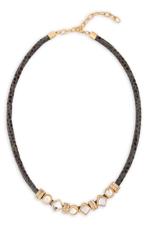 Glam Accent Collar Necklace