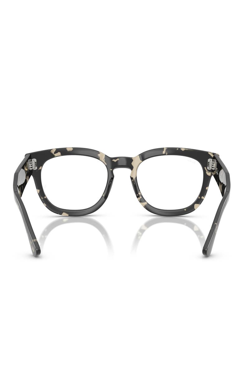 50mm Small Square Optical Glasses, Alternate, color, GREY HAVANA