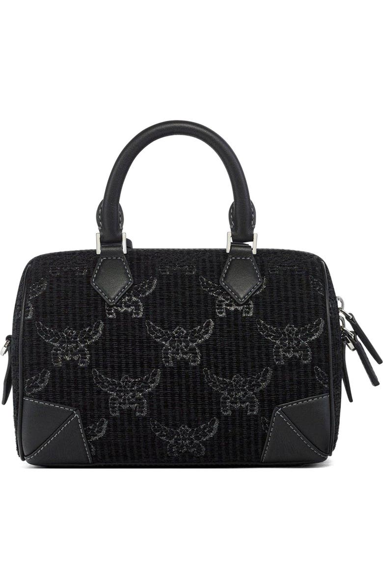 MCM Small Ella Boston Bag in Lauretos Lurex Jacquard, Alternate, color,