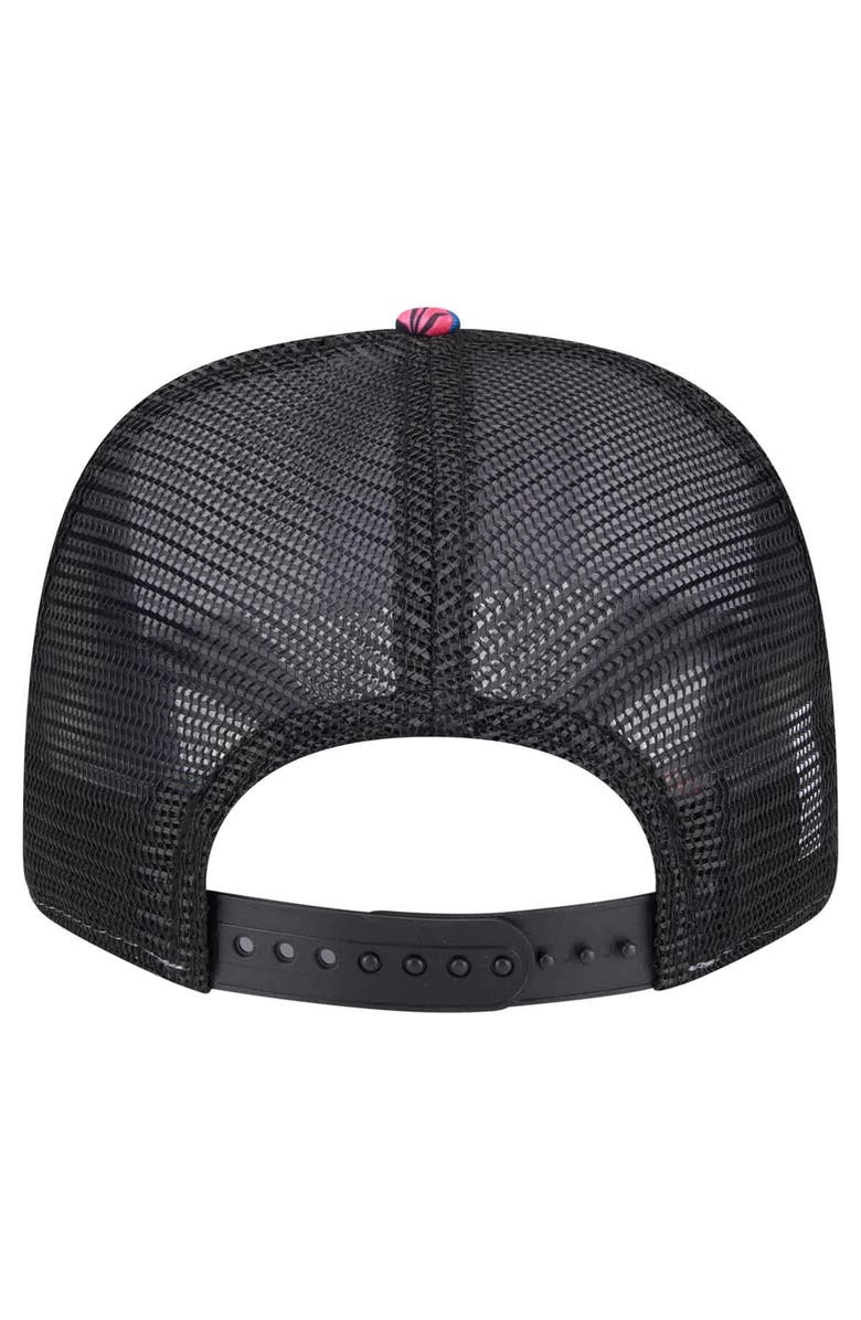 New Era Men's New Era  White New York Knicks Floral 9SEVENTY Adjustable Hat, Alternate, color, 