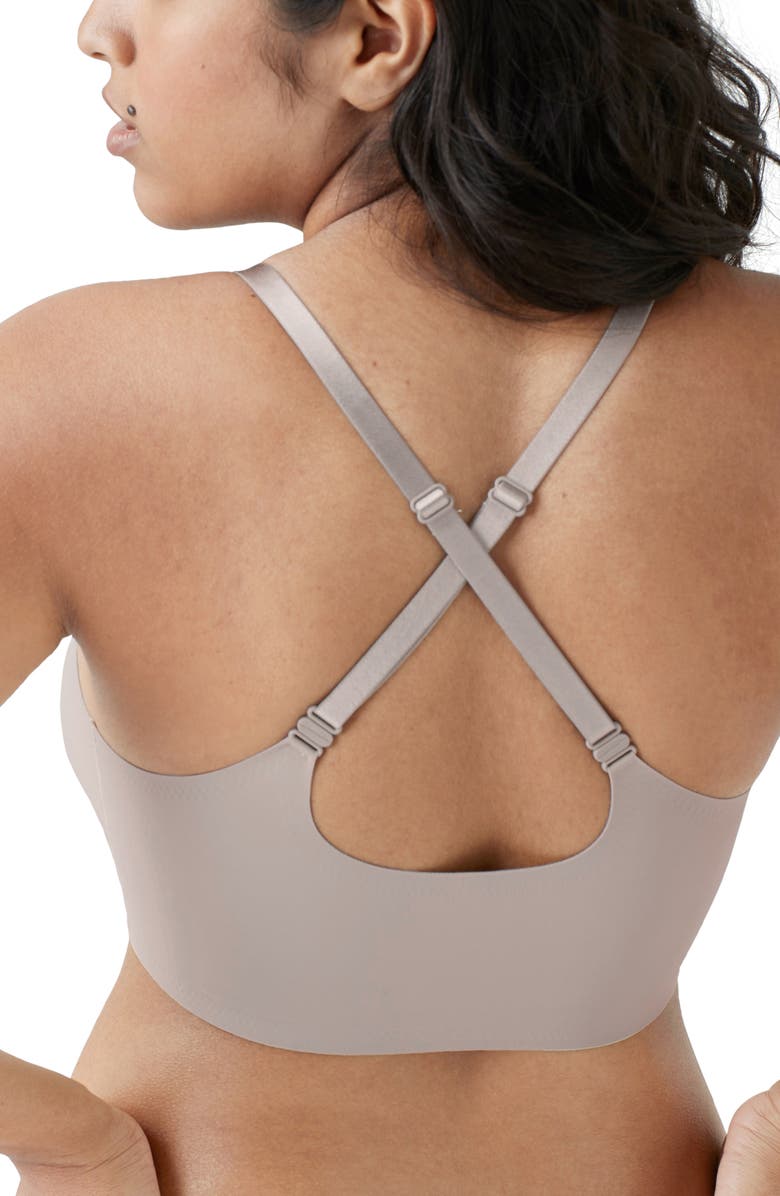 True & Co The True Body Triangle Convertible Strap Bralette, Alternate, color, Mink