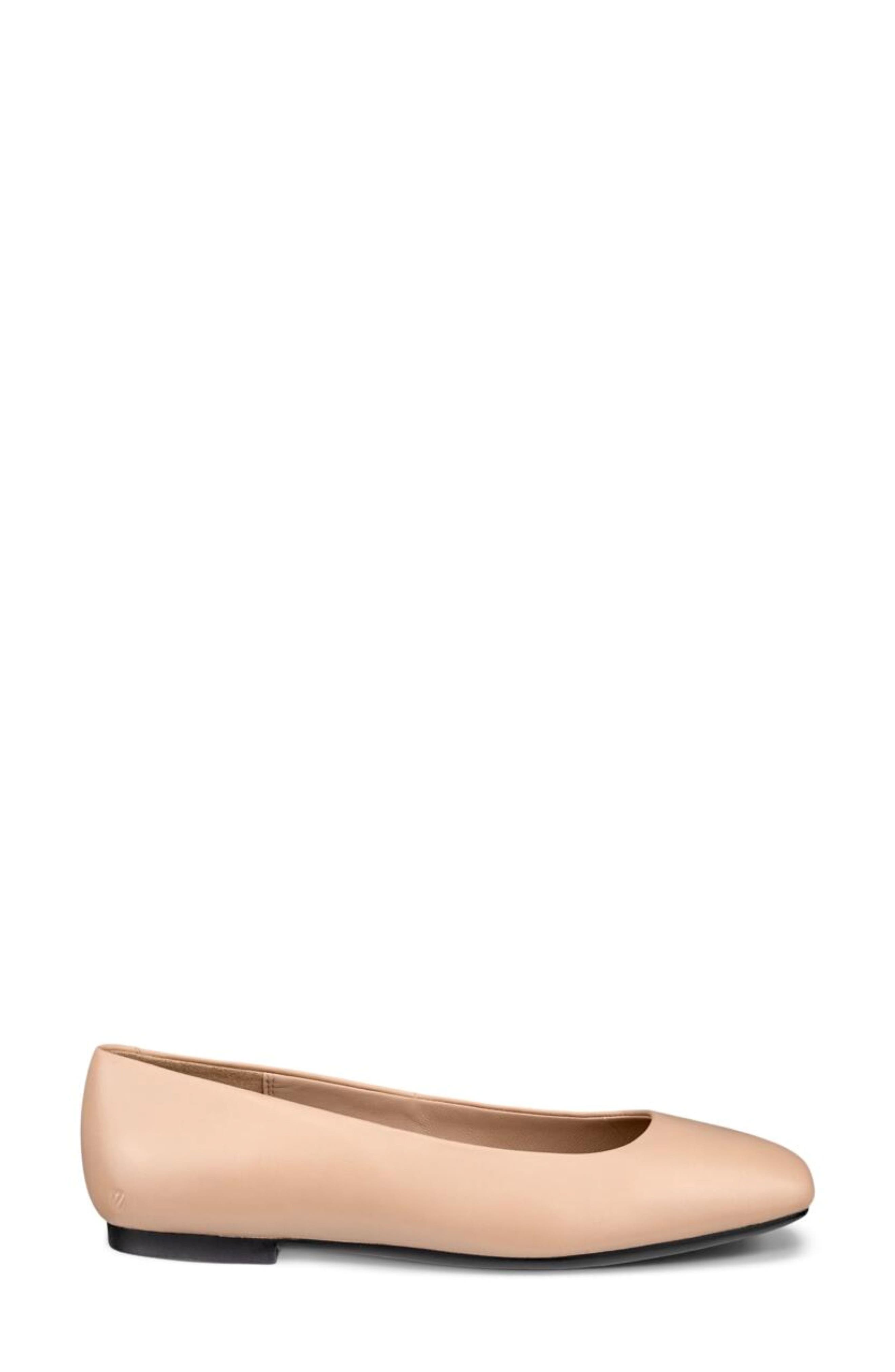 ECCO Margot Ballet Flat, Alternate, color, Beige