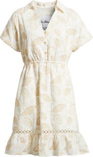 Sam Edelman Embroidered Cotton Shirtdress