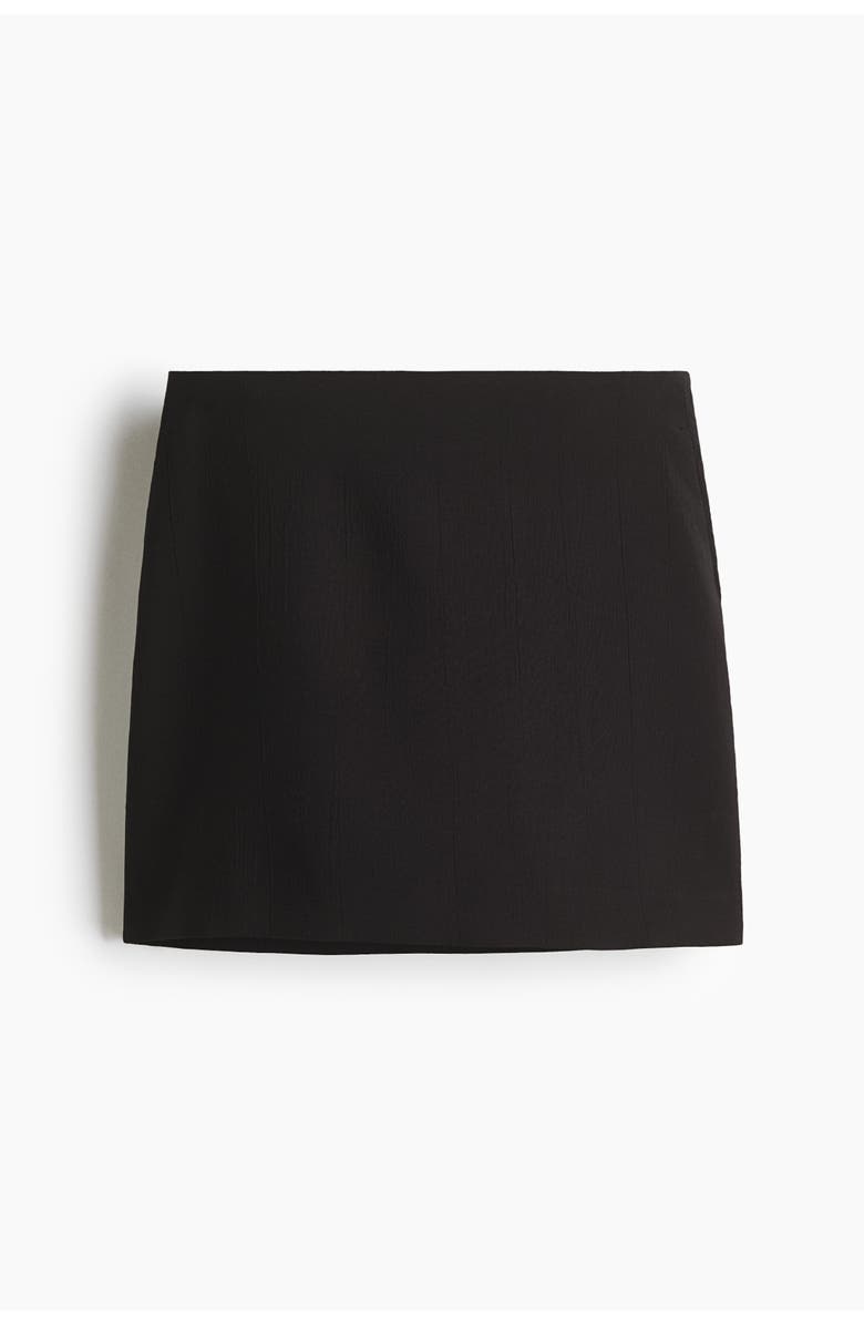 H&M Mini Skirt, Main, color, Black