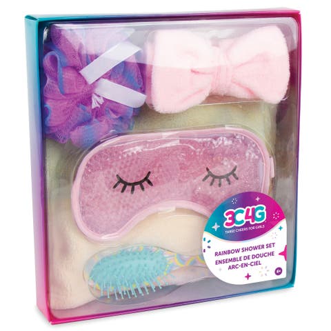 3C4G Rainbow Shower Set 5 Piece Set, Make It Real,Ages 6+