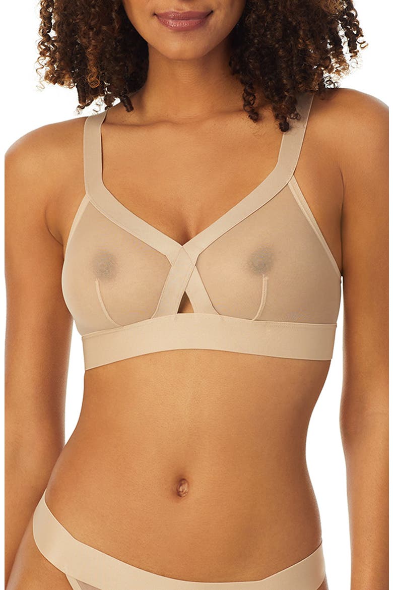 Sheers Wireless Bralette, Main, color, CASHMEREND