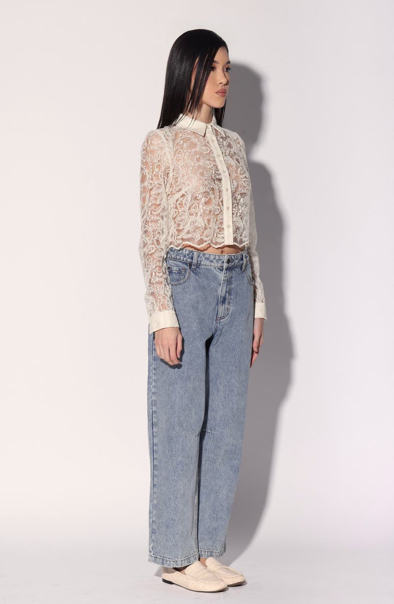 Walter Baker Nicolette Top, Alternate, color, Vanilla