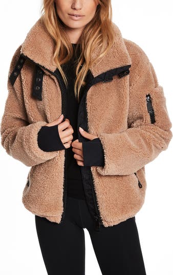 ジャケット・アウター THE BARNNET sami eco-fur jacket-beige THE BARNNET sami eco-fur jacket - beige
