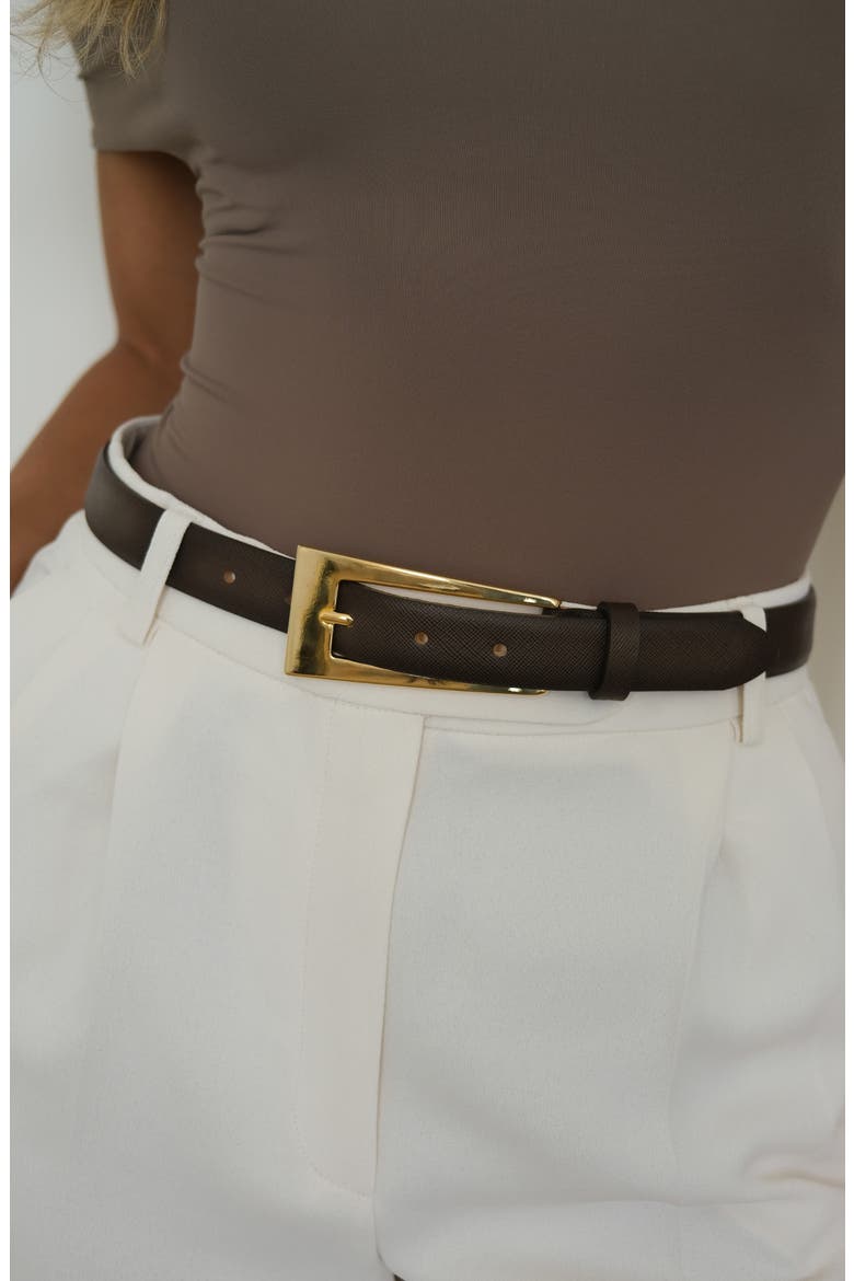 No. 10 Leather Belt, Alternate, color, COCO GOLD