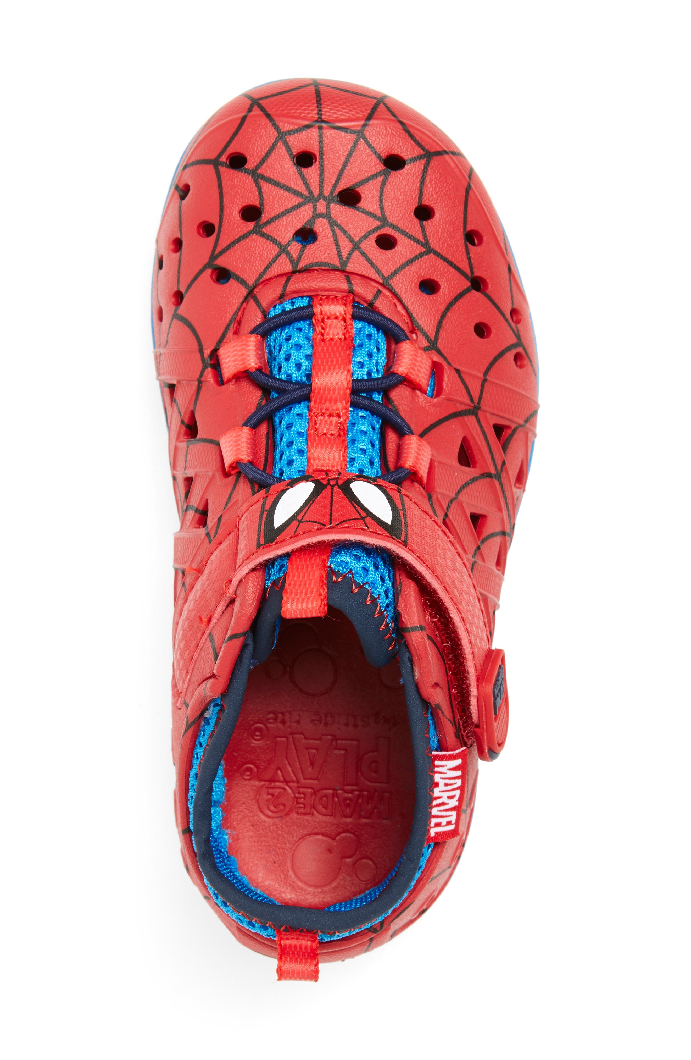 Stride Rite 'Made2Play<sup>®</sup> Phibian - Spiderman' Sneaker, Alternate, color, 