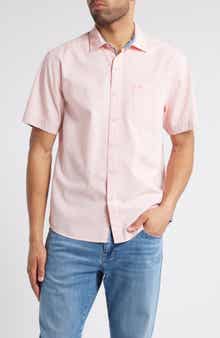 Nova Wave Short Sleeve Seersucker Button-Up Shirt
